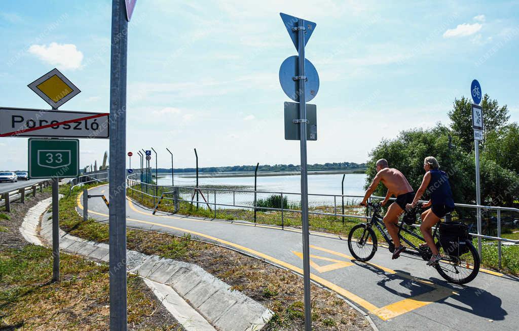 Szabadidő - Poroszló - Tisza-tavi kerékpárút