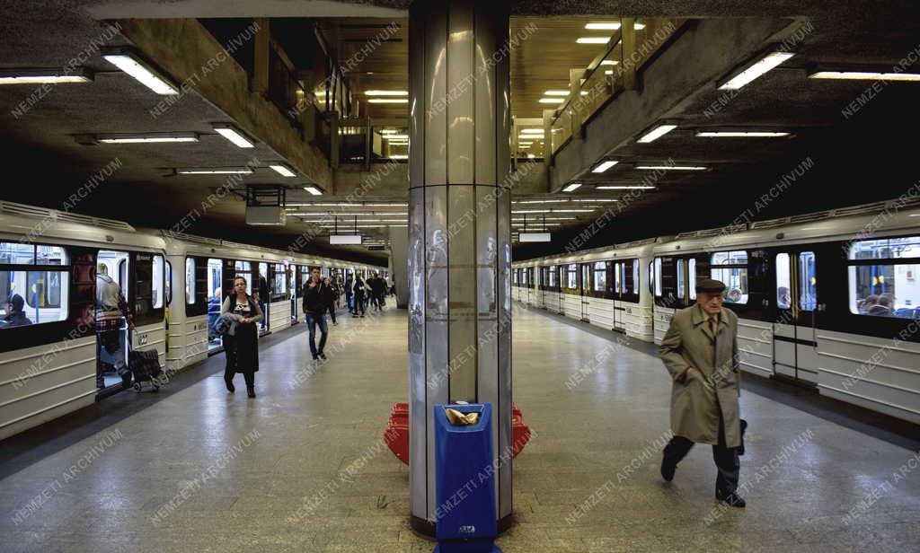 Közlekedés - Budapest - AZ M3-as metró északi szakasza felújítás előtt