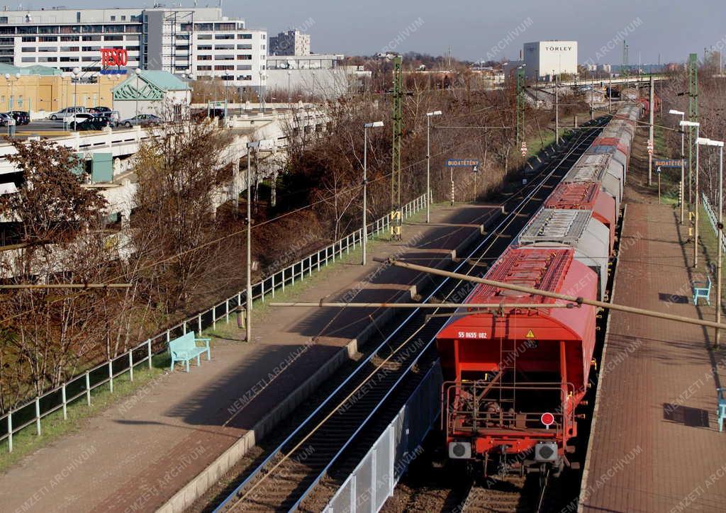 Vasúti közlekedés - Teherszállítás - Budatétény