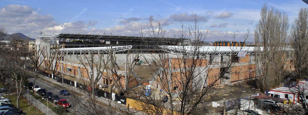 Sport - Budapest - Épül a Vasas új labdarúgó-stadionja