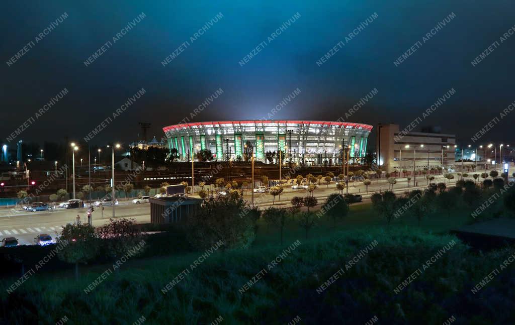 Esti felvétel - Budapest - Puskás Ferenc Stadion