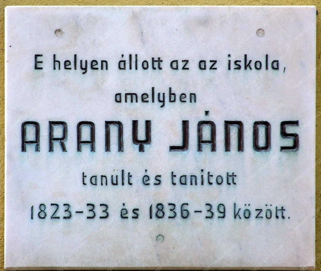 Emlékhely - Nagyszalonta - Az Arany János iskola