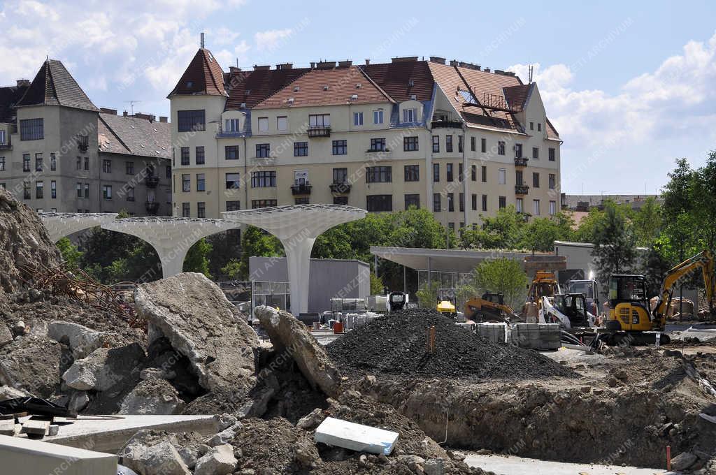 Városkép - Budapest - Városi park épül az II. kerületben