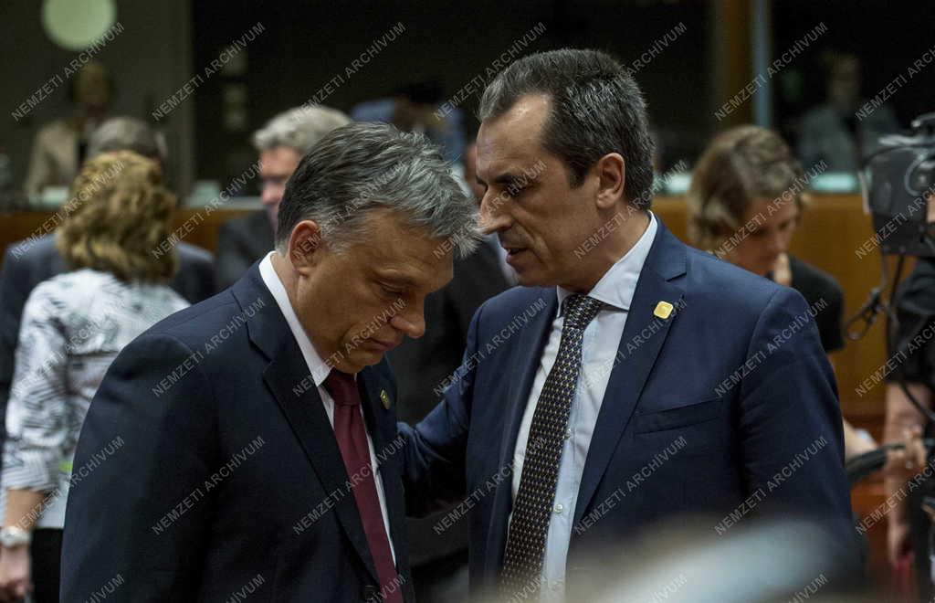 EU-csúcs - Orbán Viktor