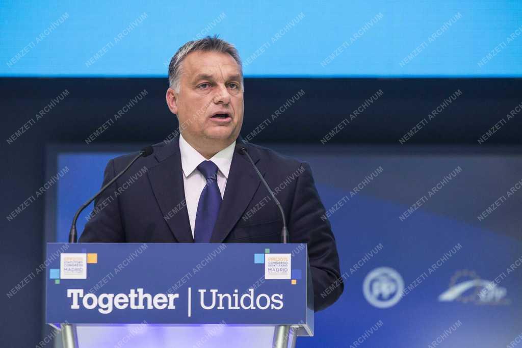 Orbán Viktor Madridban 