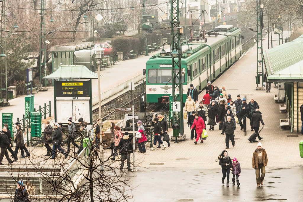 Közlekedés - Budapest - A 7-es HÉV végállomása