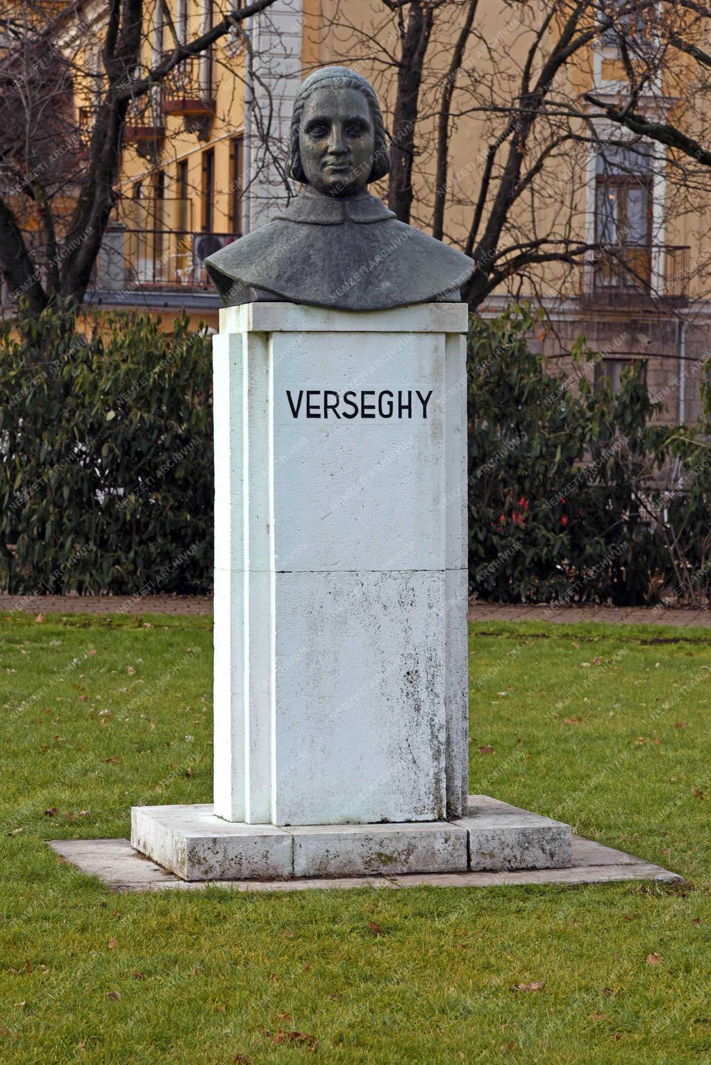 Köztéri szobor - Szolnok - Verseghy Ferenc 