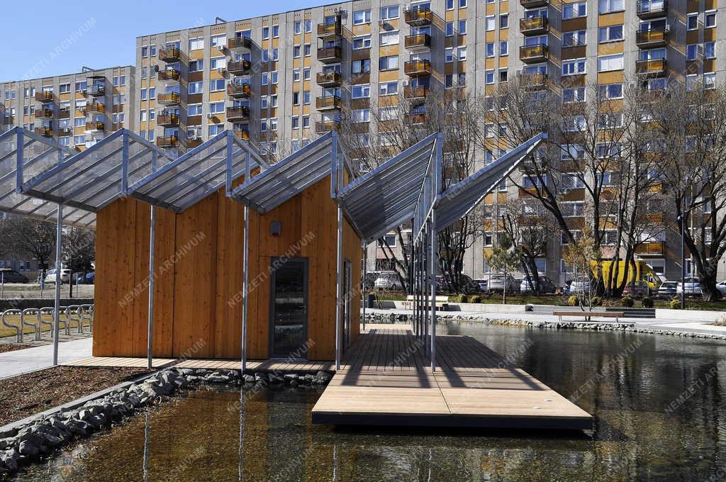 Településfejlesztés - Budapest - Új közpark a Vizafogónál