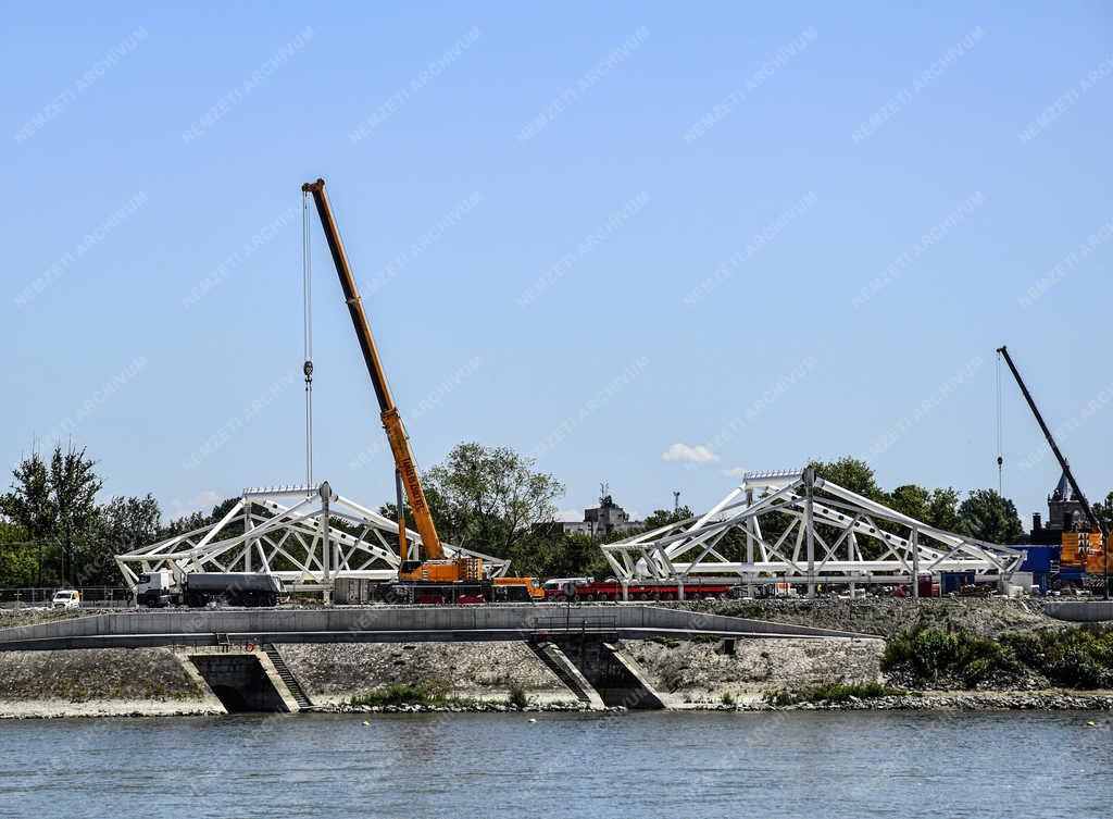 Településfejlesztés - Épül a budapesti Nemzeti Atlétikai Stadion