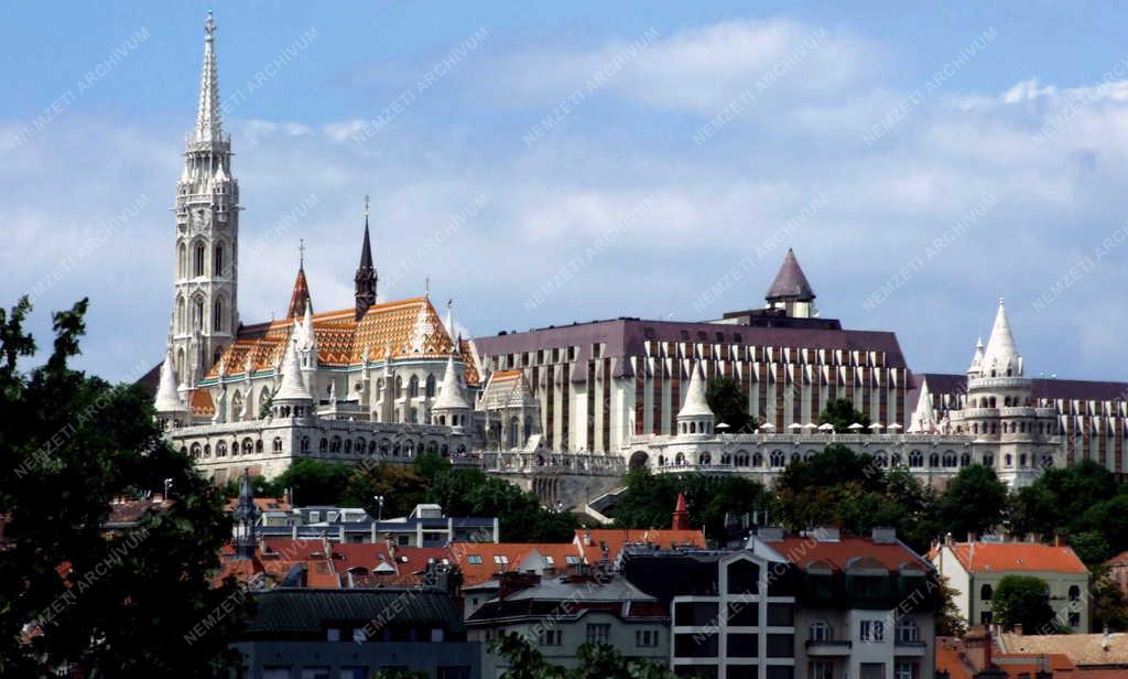 Városkép - Budapest - A budai Vár részlete