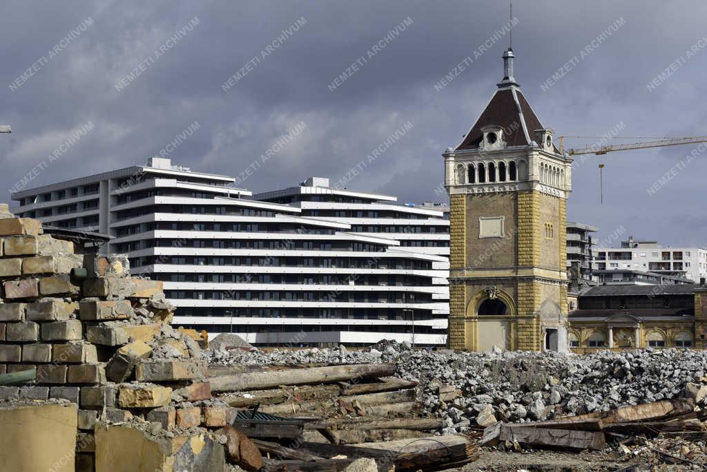 Városkép - Budapest - A régi Közvágóhíd területe