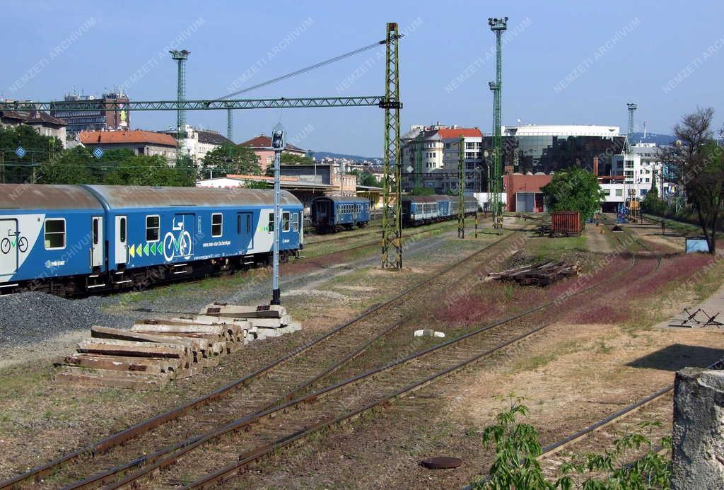 Közlekedés - Budapest - A Déli pályaudvar rendezőtere