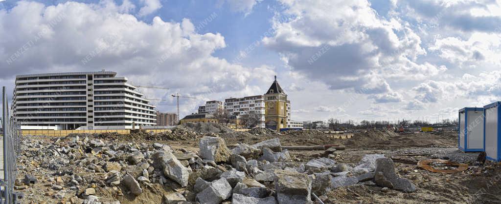 Városkép - Budapest - A régi Közvágóhíd területe