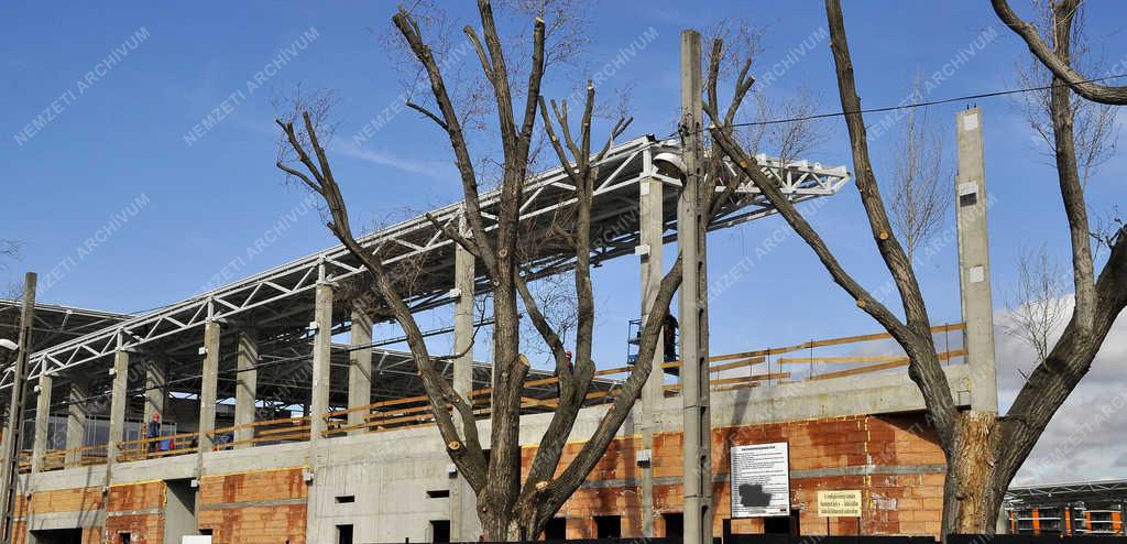 Sport - Budapest - Épül a Vasas új labdarúgó-stadionja