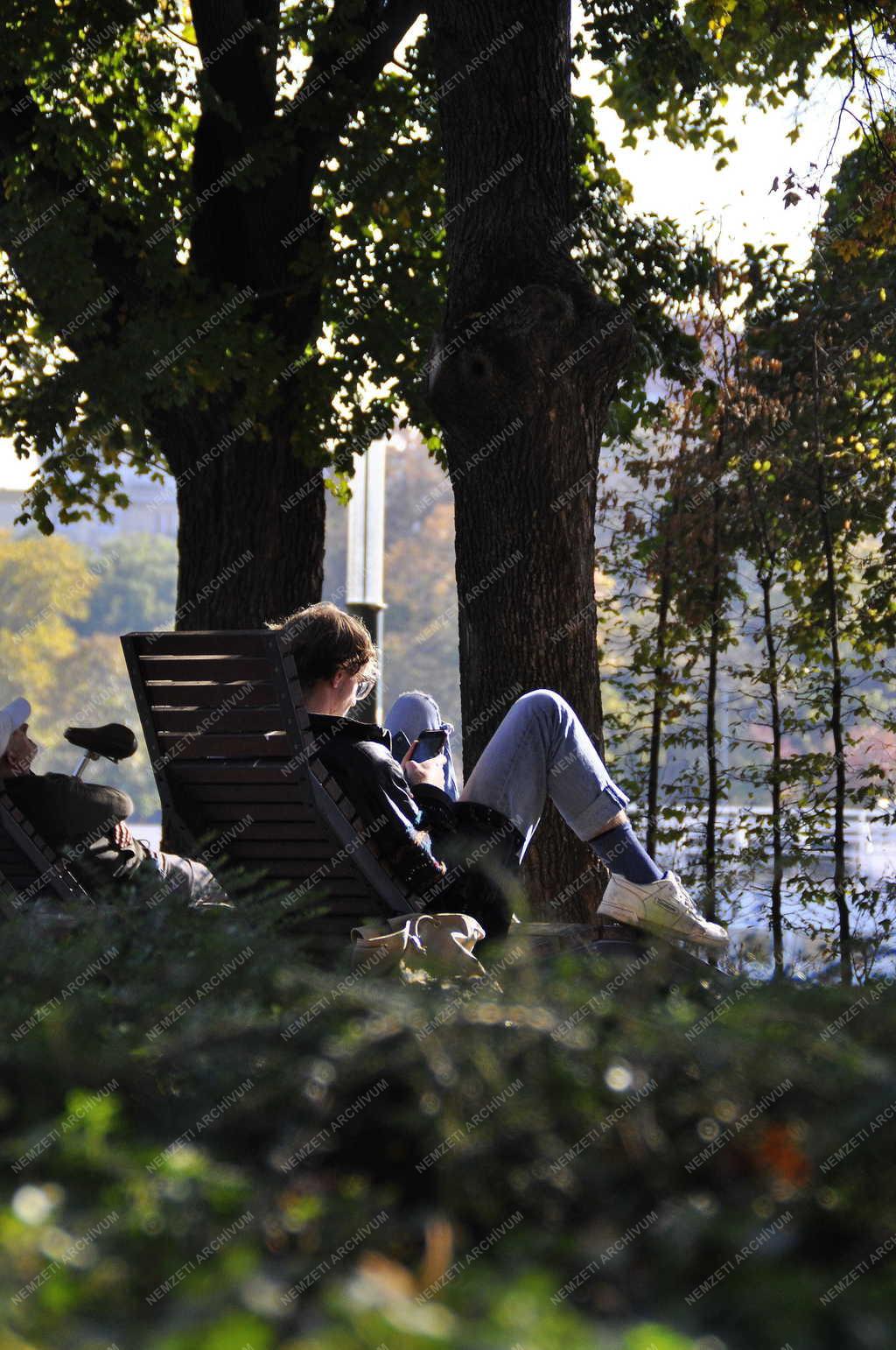 Városkép - Tájkép - Budapest - Ősz a Margitszigeten