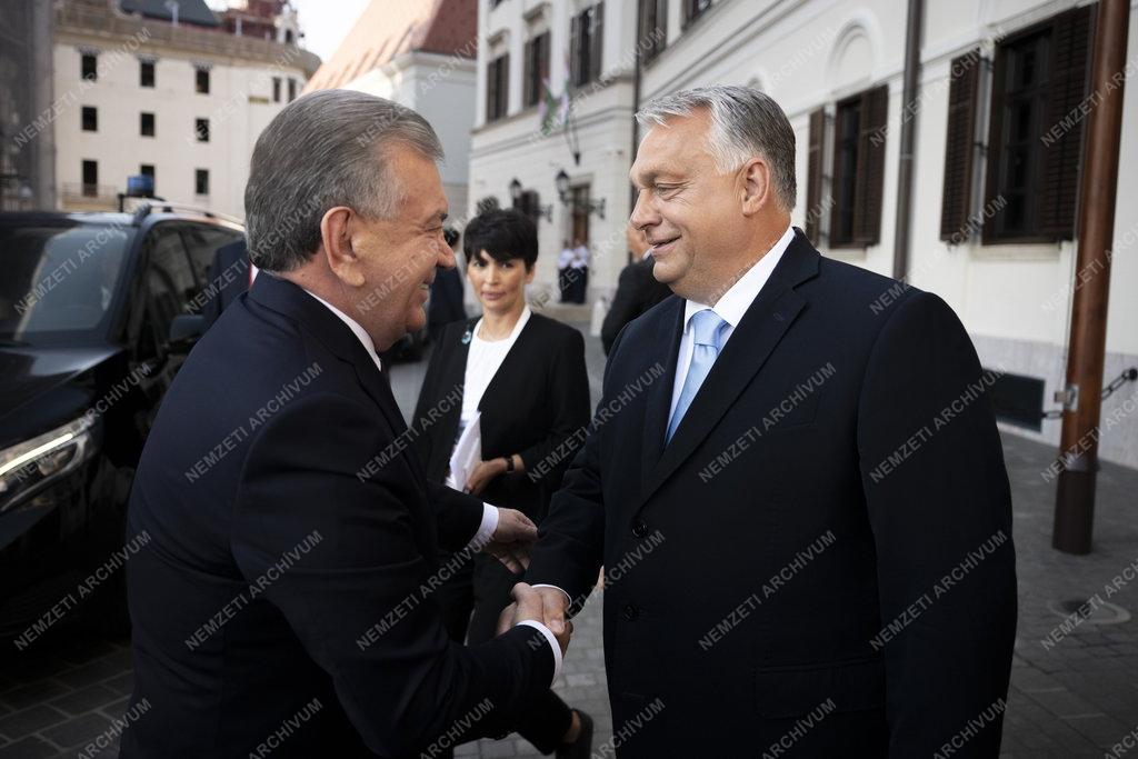 Orbán Viktor Üzbegisztán elnökével tárgyalt