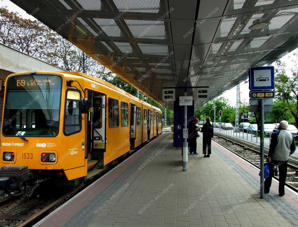 Közlekedés - Budapest - A Mexikói úti villamos-végállomás