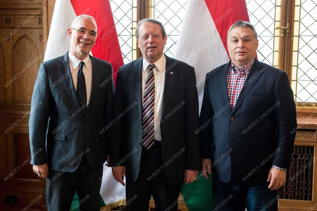 Orbán Viktor és Gáncs Péter evangélikus püspök találkozója