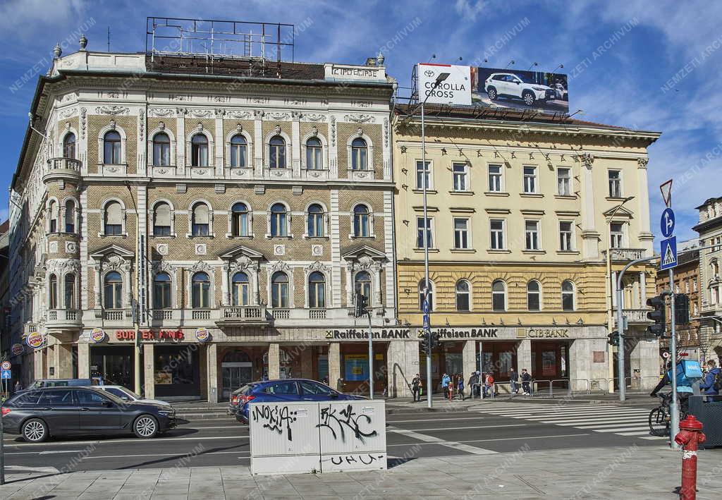 Vendéglátás - Budapest - Az egykori Keszey Étterem és az EMKE Kávéház épületei