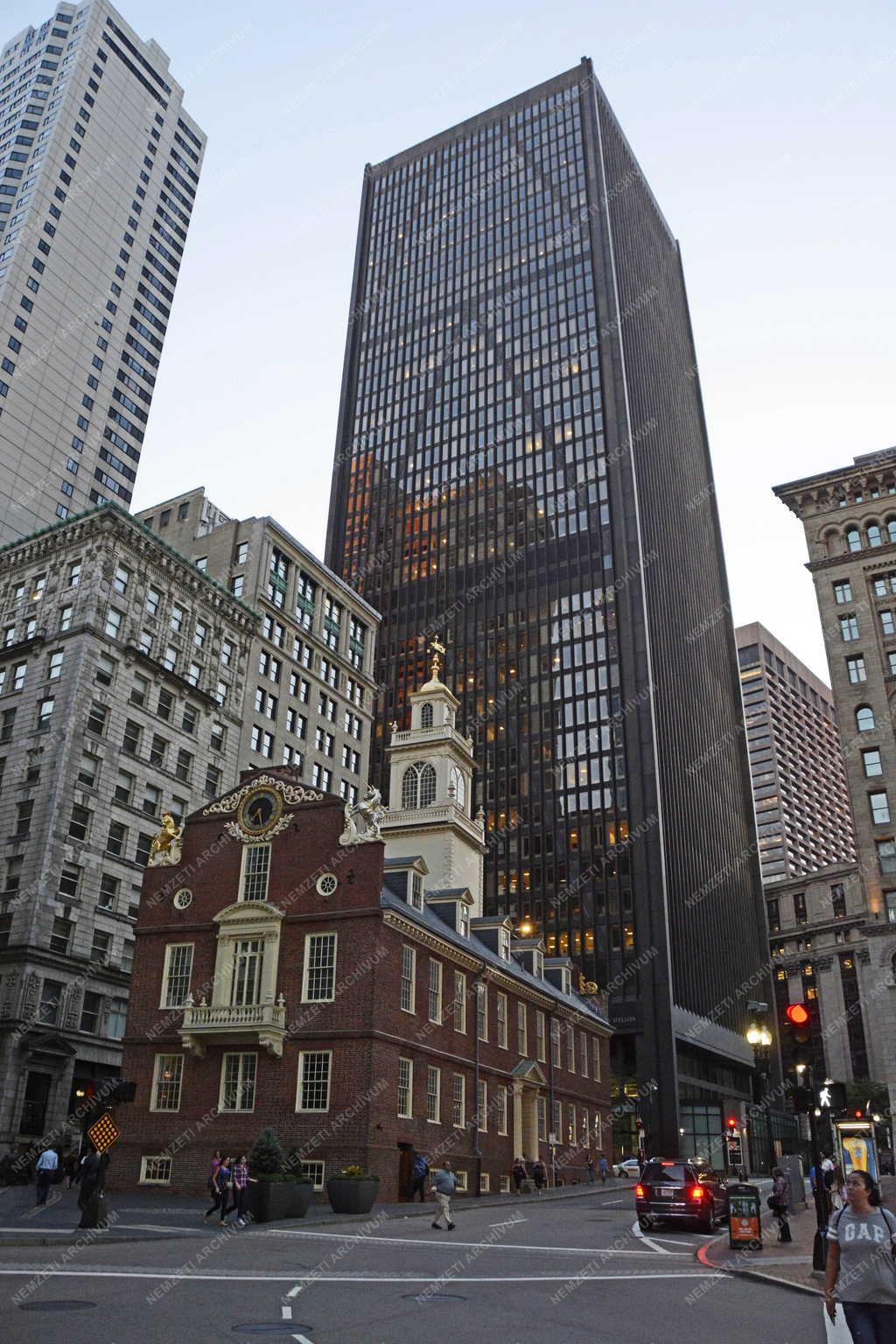 Városkép - Boston - Old State House