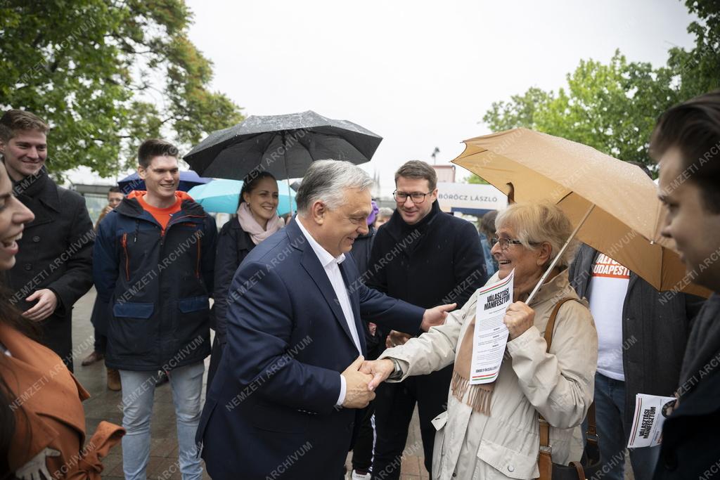Voks 24 - A fővárosban folytatódott Orbán Viktor kampánykörútja