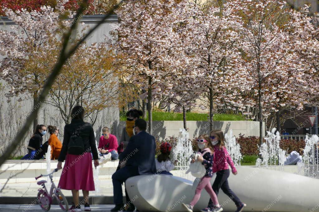 Városkép - Budapest - Millenáris Széllkapu Park