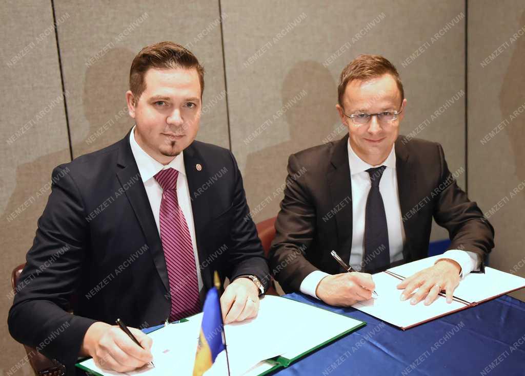 Szijjártó Péter New Yorkban