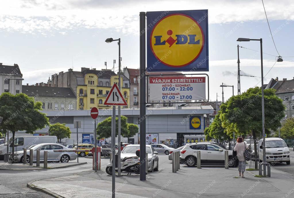 Kereskedelem - Budapest - Lidl üzlet