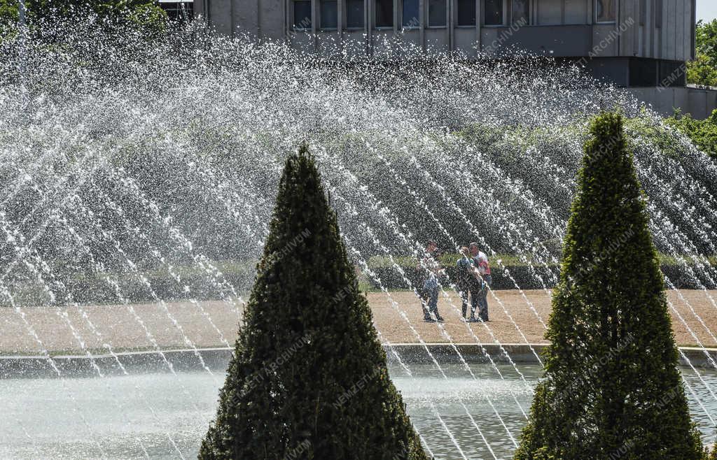 Városkép - Debrecen - Az egyetem francia parkja 