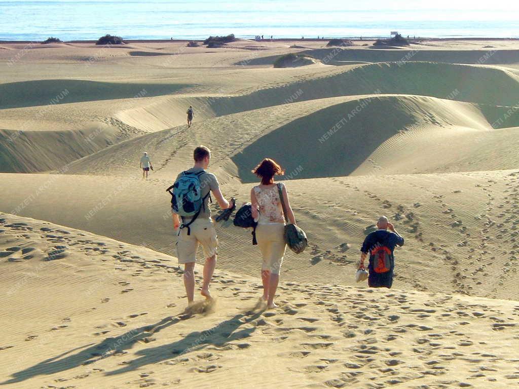 Maspalomas - Homokdűnék az óceán partján