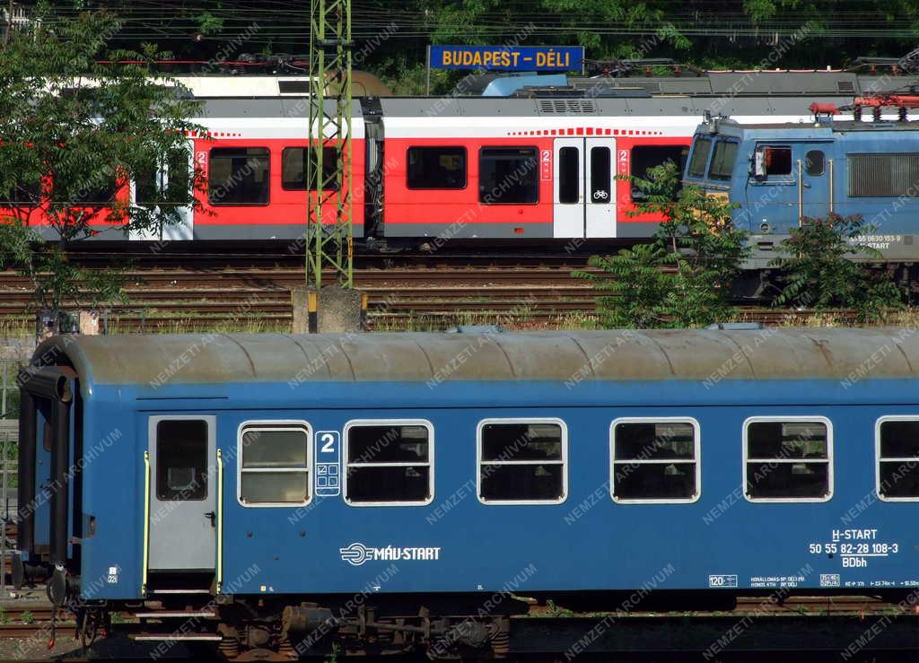 Közlekedés - Budapest - A Déli pályaudvar rendezőtere