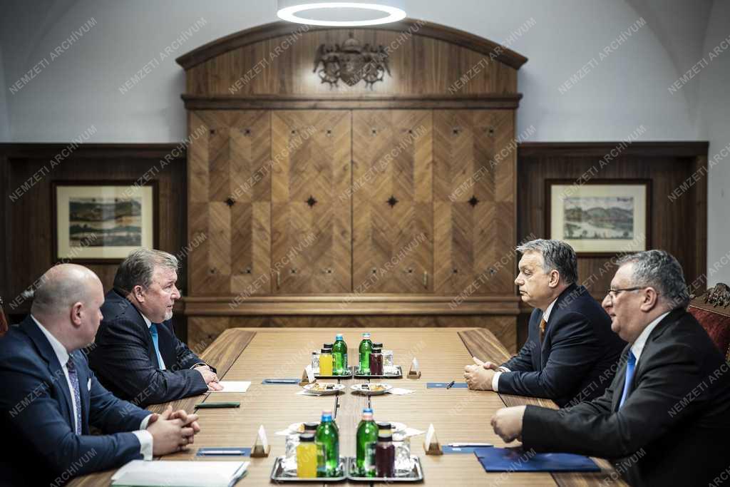 Orbán Viktor Nemzetközi Beruházási Bank elnökével folytatott megbeszélést