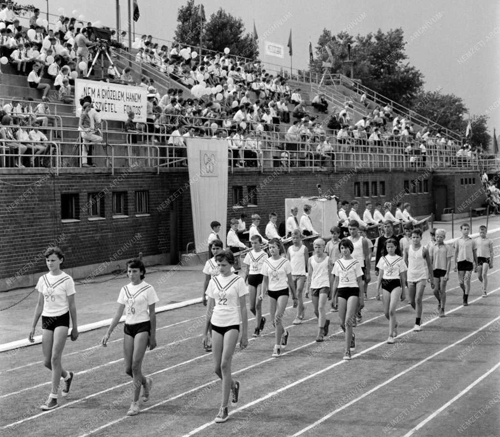 Sport - Szervezet - Úttörő Olimpia 1965