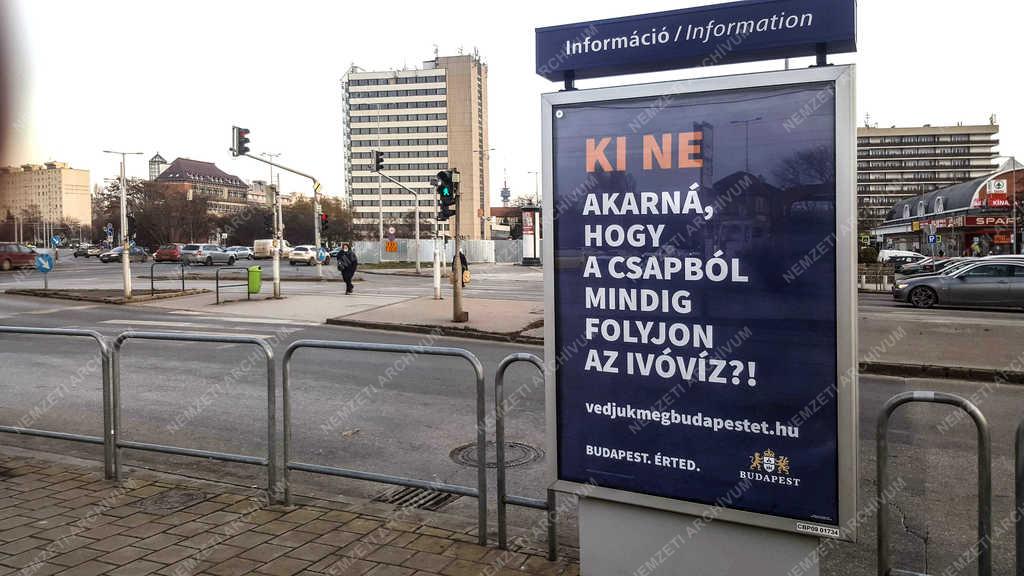 Önkormányzati kampány - Budapest - Tájékoztató plakát