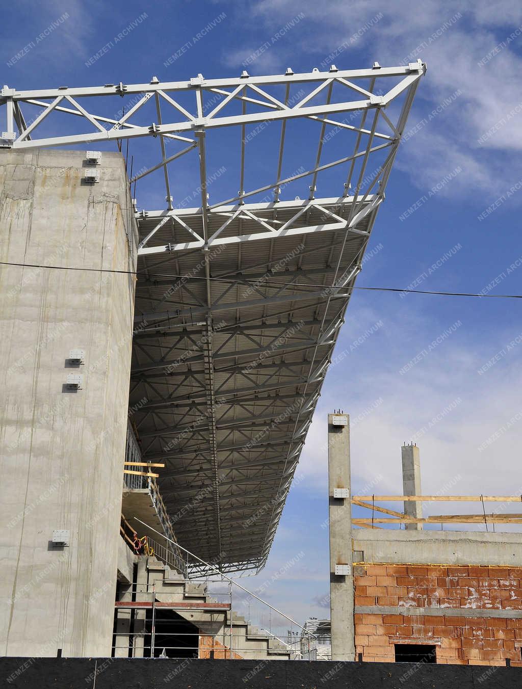 Sport - Budapest - Épül a Vasas új labdarúgó-stadionja