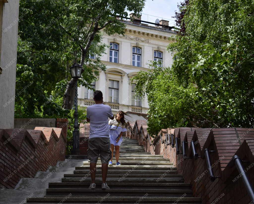 Városkép - Budapest - Donáti lépcső