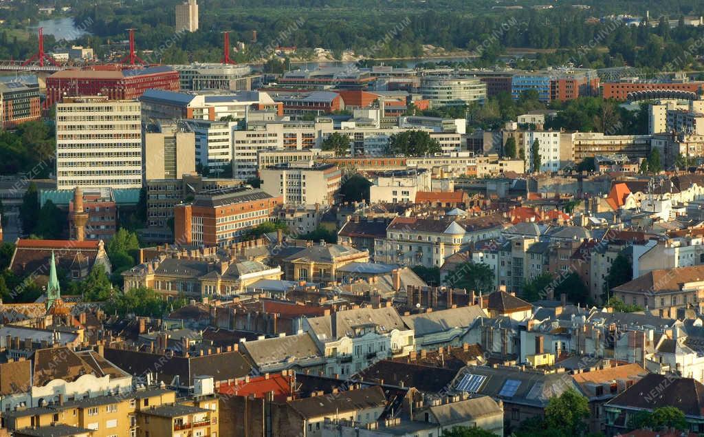 Városkép - Budapest - Lágymányos panorámája