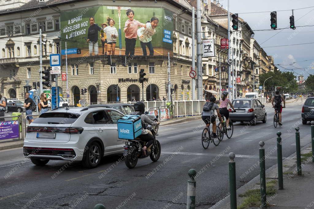 Közlekedés - Kerékpárosok a fővárosban