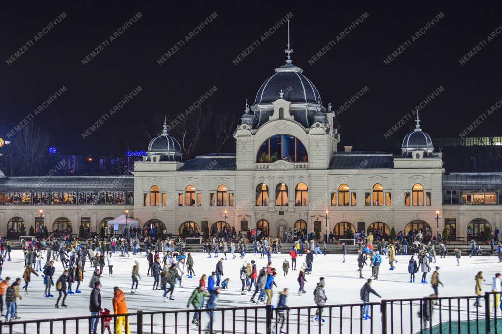 Városkép - Budapest - Műjégpálya 