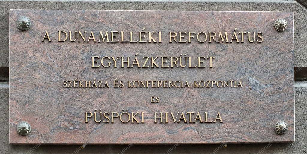 Tárgy - Névtábla - Dunamelléki Református Egyházkerület