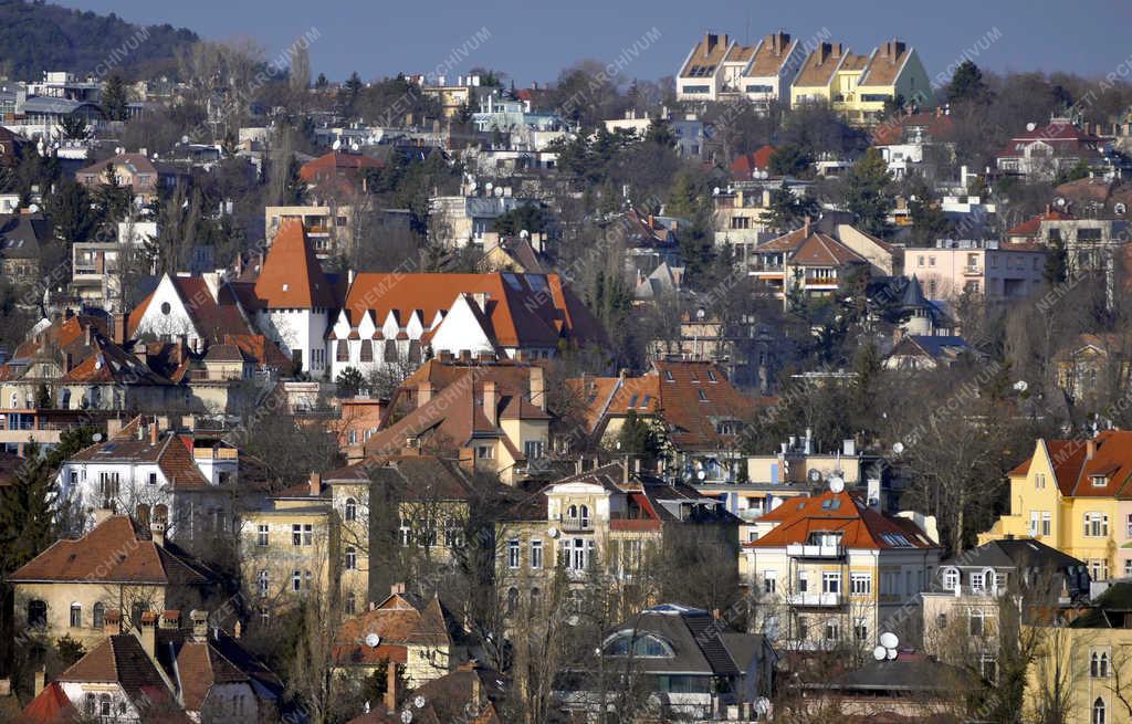 Városkép - Budapest - Rózsadombi épületek