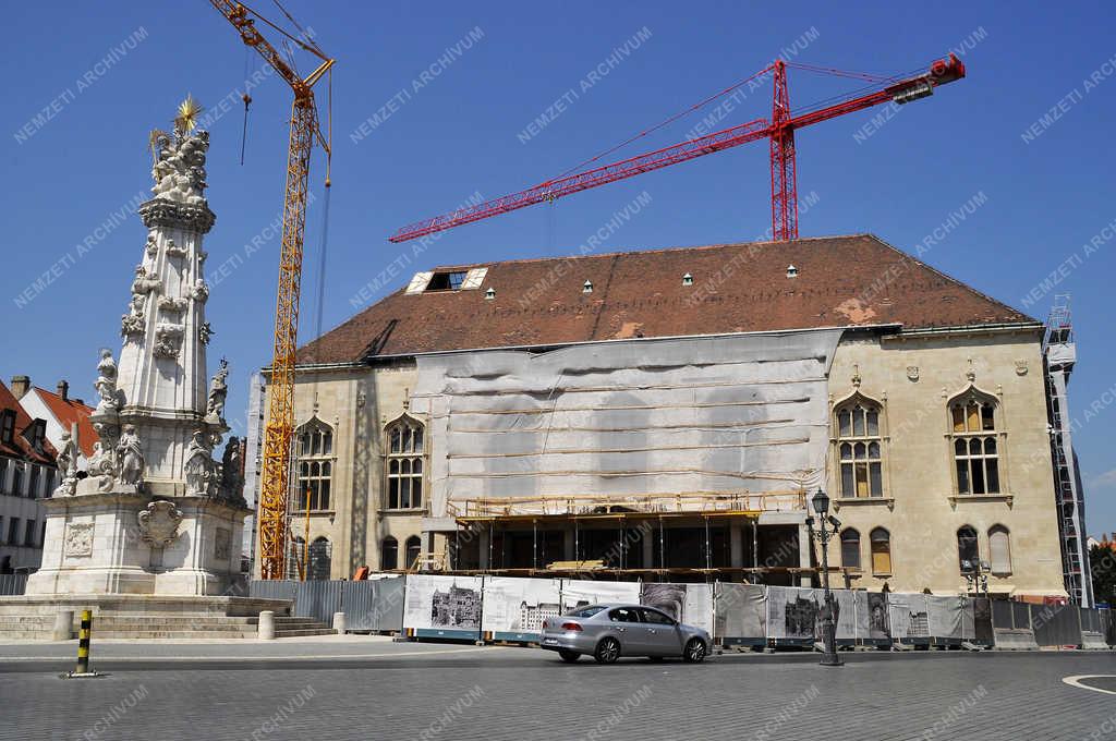 Építőipar - Budapest - Készül a Pénzügyminisztérium új épülete