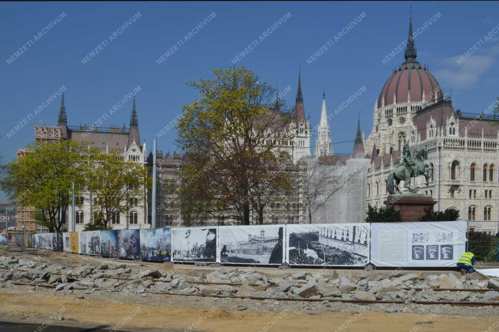 Felújítás - Budapest - A Kossuth Lajos tér rekonstrukciója