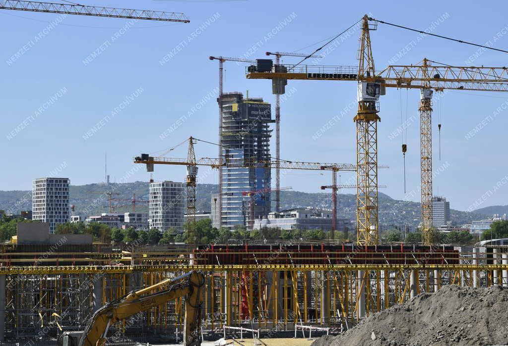 Településfejlesztés - Épül a budapesti Nemzeti Atlétikai Stadion