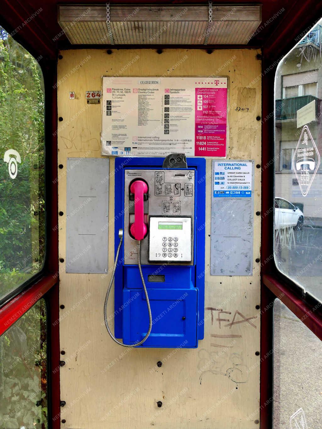 Távközlés - Budapest - Utcai telefon