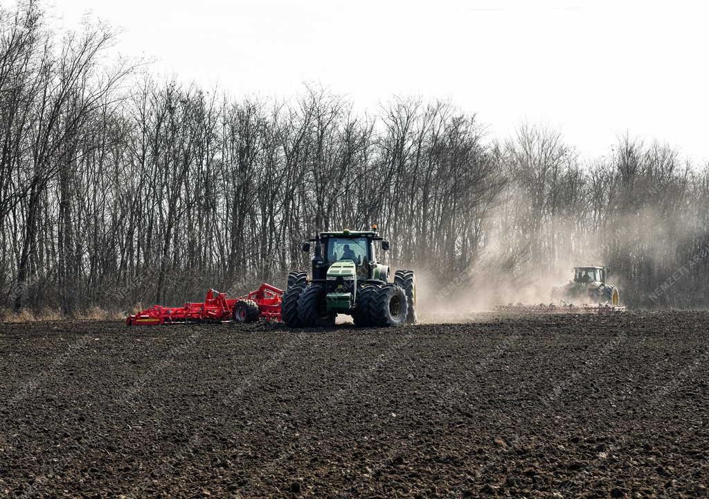 Mezőgazdaság - Tavaszi talajmunkák a debreceni Agrárgazdaság Kft.-nél 