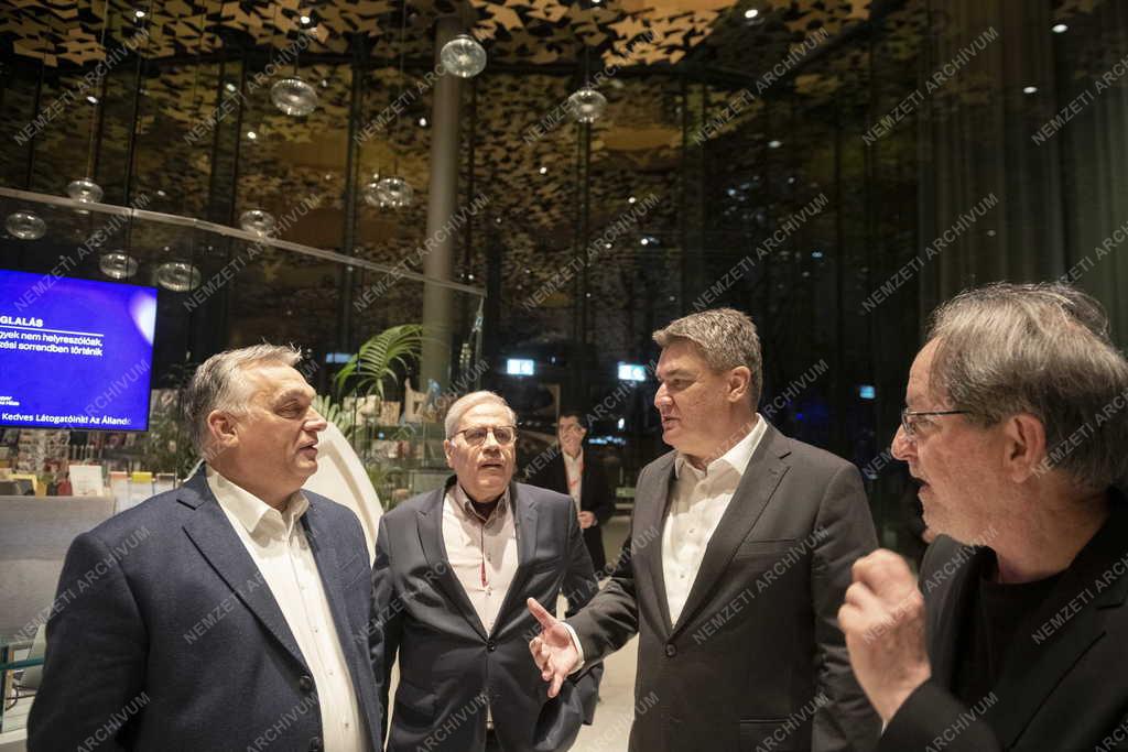 Orbán Viktor a horvát államfővel tárgyalt