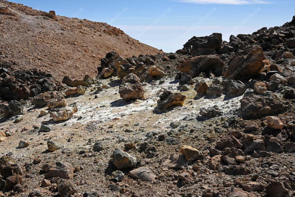 Természet - Tenerife -  Sziklák a Teidén