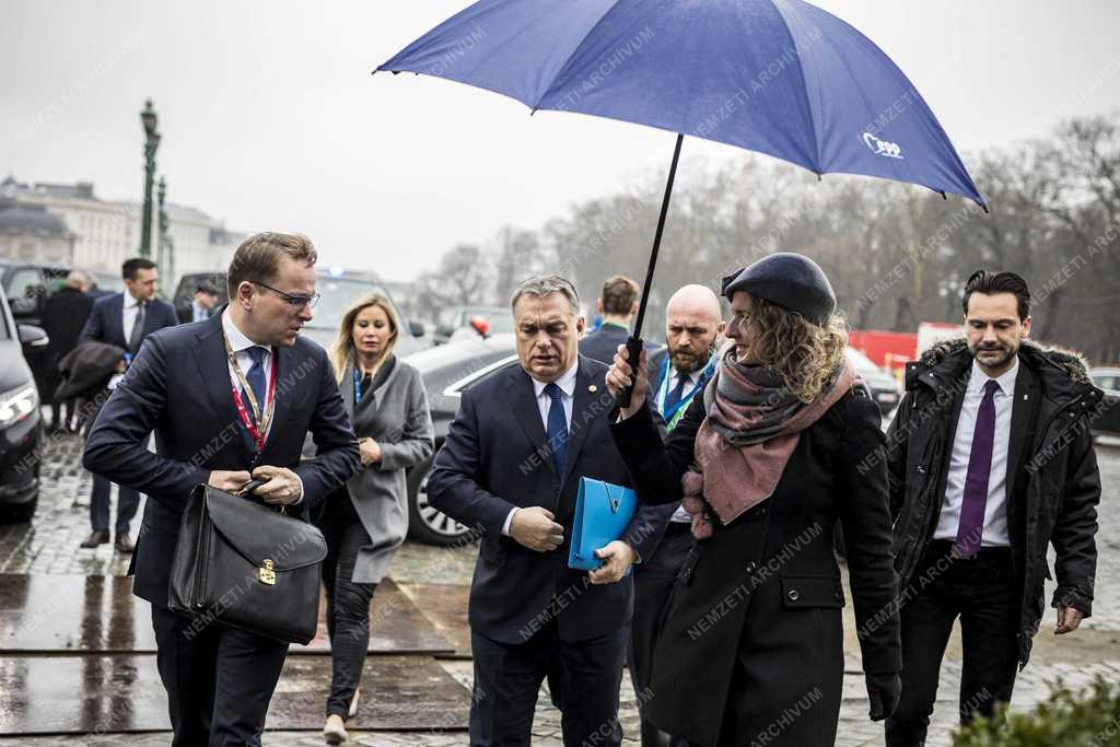 Orbán Viktor Brüsszelben