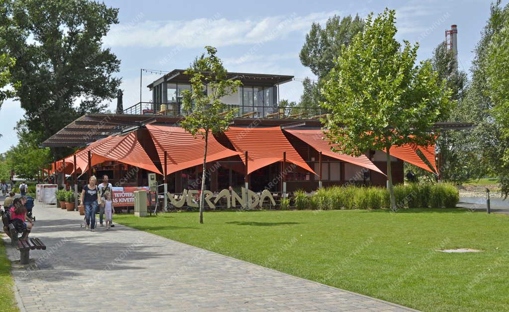 Vendéglátás - Budapest - A Veranda étterem épülete